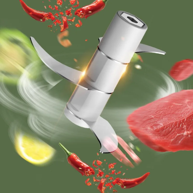 مفرمة ثوم كهربائية قابلة لإعادة الشحن ، آلة خلط من...