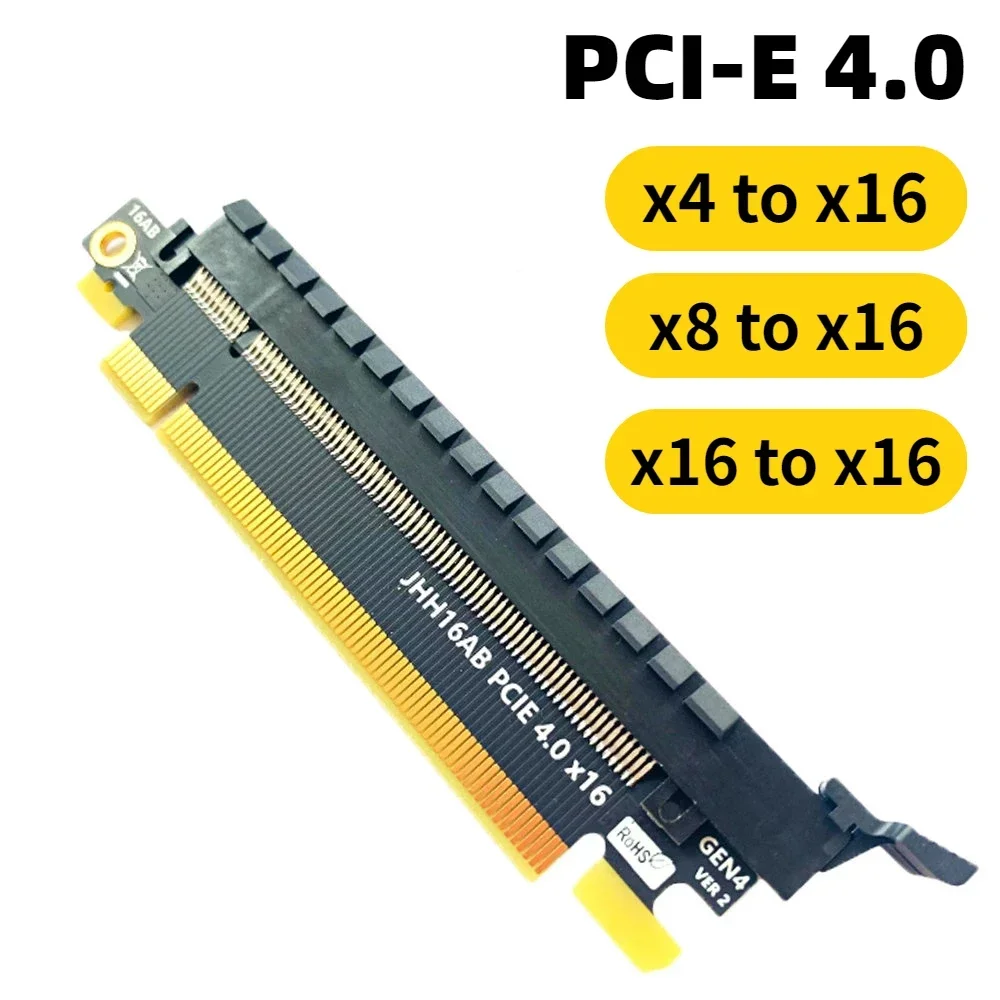 Pcie-e 4.0 x16のグラフィックビデオカード,90度回転,PCBボード
