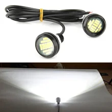 

1 Pair/12V 15W DRL Backup Daytime Running LED Light Spotlighting Eagle Eye Car Lamp