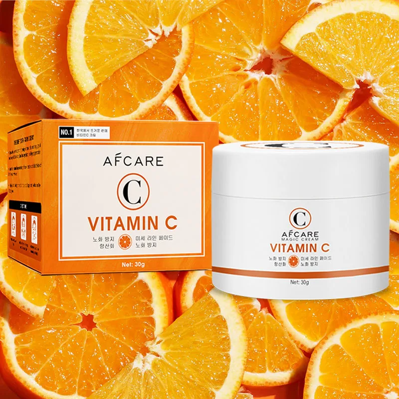 Whitening Korean Vitamin c Face Cream Fade fine lines Shrink Pores Facial Cream Korean Skin Care Brighten Repair Products