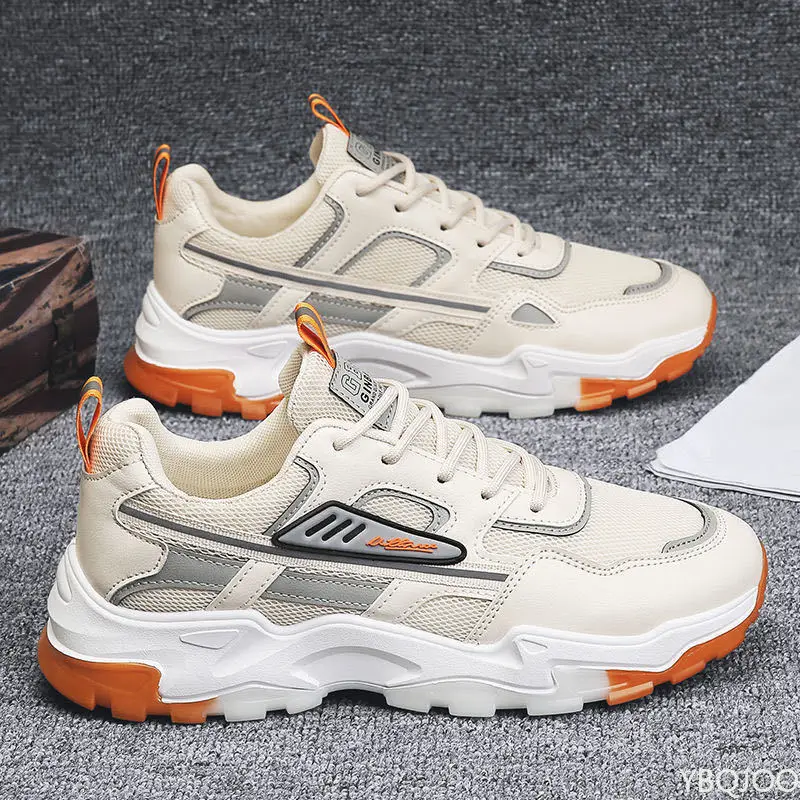 2025 Large Size Autumn Fashion New Item Breathable Casual Comfortable Men's Shoes Versatile Lightweight Flat Sports Men's Shoes 1