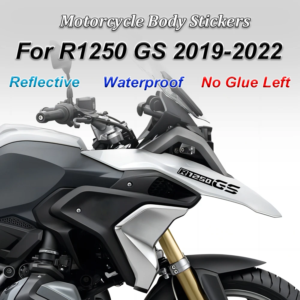 Motorcycle Stickers Reflective Decal R1200GS Adventure for BMW R 1250GS R1250 GS R 1250 GS ADV LC HP  2019 2020 2021 Accessories
