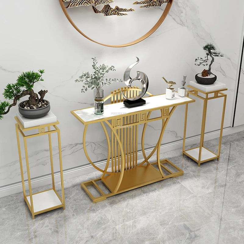 Modern LV Console Table with Marble Top for Home Furniture - China  Furniture, Table