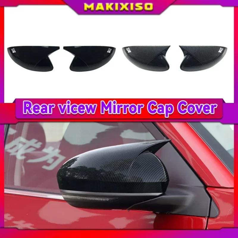 

For Nissan Sylphy Sentra 2020 2021 Carbon Fibre Car Side Rearview Mirror Cover Trim Sticker Decorative Accessories