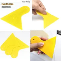 Car Plastic Scraper for Remove Decals Stickers Spatula Spreader for Applying Fillers Putties Caulks Paint Putty Knife 2
