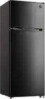 741-  Size-Top Freezer-2 Door Fridge-Adjustable Thermostat Control-Black-7.5 Cubic Feet 1