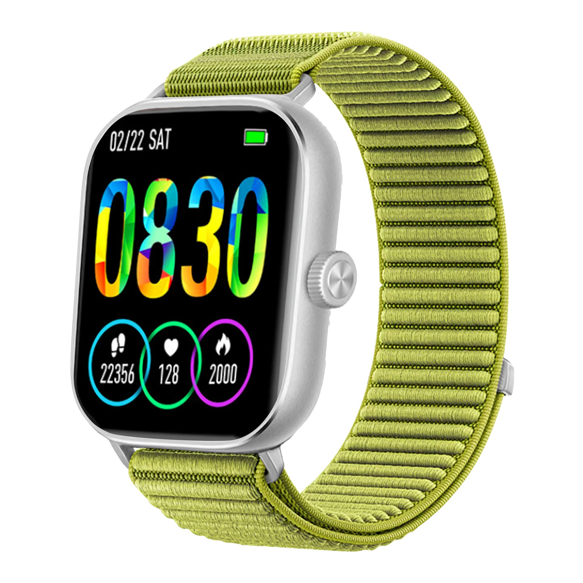 Breathable Nylon Loop Watch Strap - Simple Style