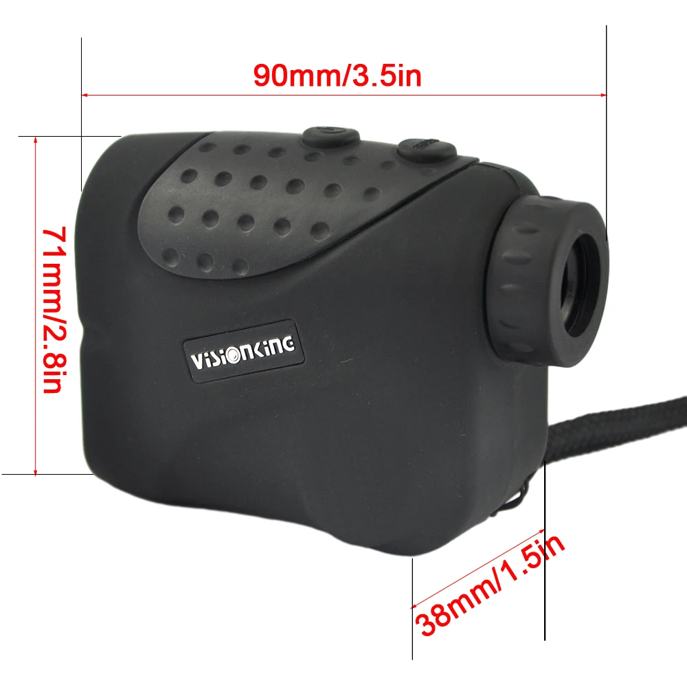 Visionking 6x21 Laser Rangefinder Portable LCD FMC 1000M Metre Distance Outdoor Golf Flag-Lock Survey Telemeter Telescope