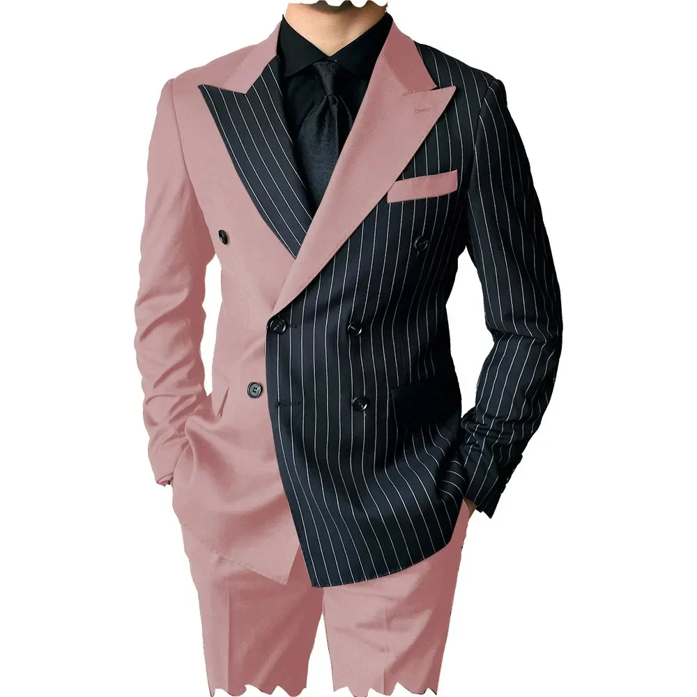 men's 80 wool high-quality suit, non-iron and slim fit, large size suit