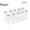 10 Pack 5/10/20ml Sealed Sample Vials Transparent Glass Vials With Self Healing Injection Port 2