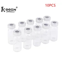 10 Pack 5/10/20ml Sealed Sample Vials Transparent Glass Vials With Self Healing Injection Port 2