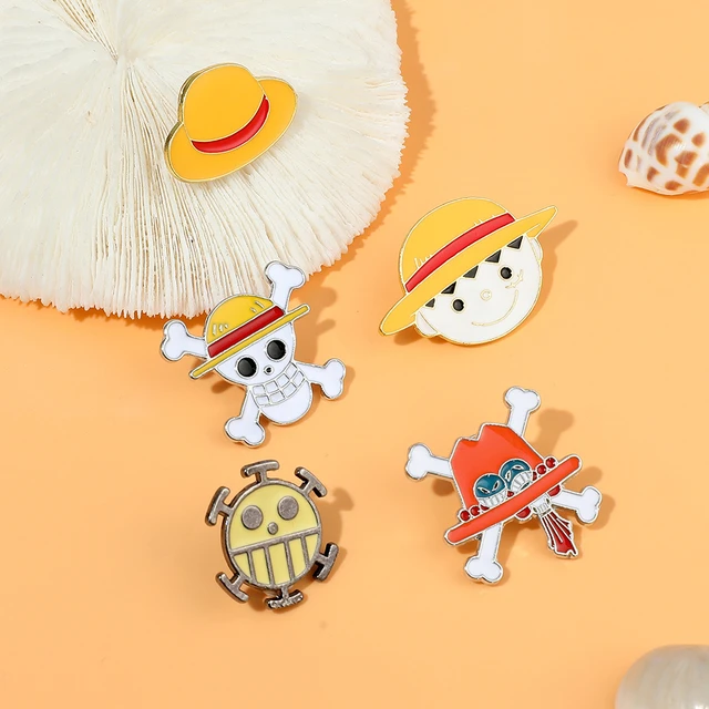 Desenhos animados One Piece Anime Badges, Cute Luffy, Zoro, Sanji