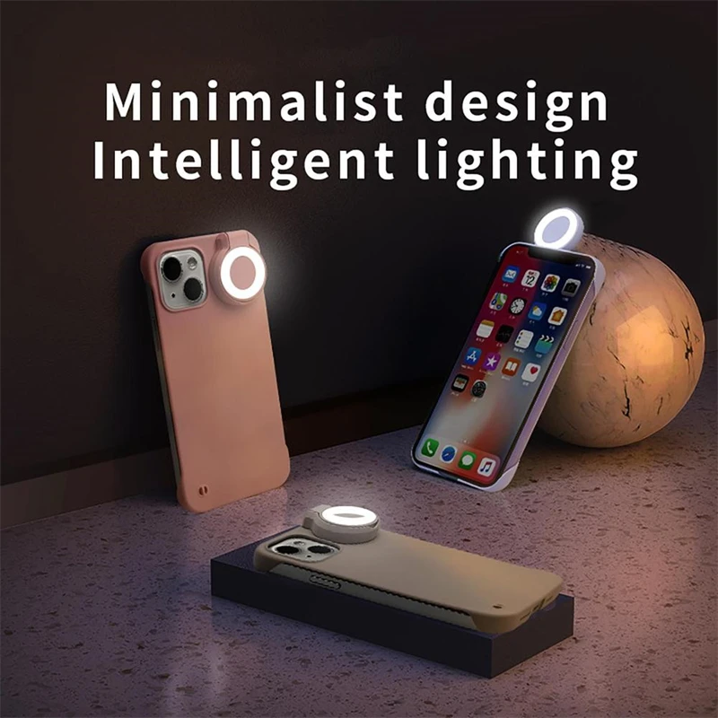 Flashlight Ring Light For Iphone 11 Selfie Ring Light Phone Case