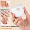 Electric Nail Clipper With LED Light Automatic Nail Polishing Grinder For Children Adult Nail Trimmer Portable Manicure Tools 5
