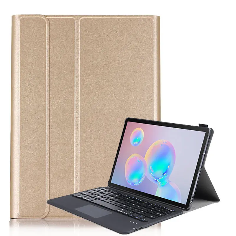 

Smart Bluetooth Keyboard Cover For Samsung Galaxy Tab S6 10.5 2019 T860 T865 Bluetooth Keyboard Tablet Case
