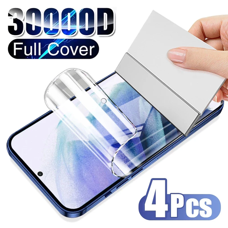 

2/4Pcs Hydrogel Film For Samsung S24 S23 S22 S21 Ultra S20 FE S10 Plus A52S A53 A13 A33 A12 A54 A04 5G