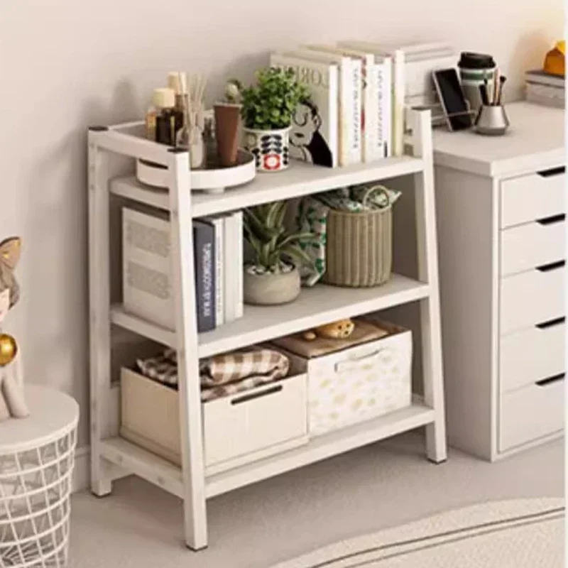 

Ladder Display Bookcase White Nordic Organizer Modern Bookshelf Storage Kitchen Cute Furniture Livingroom