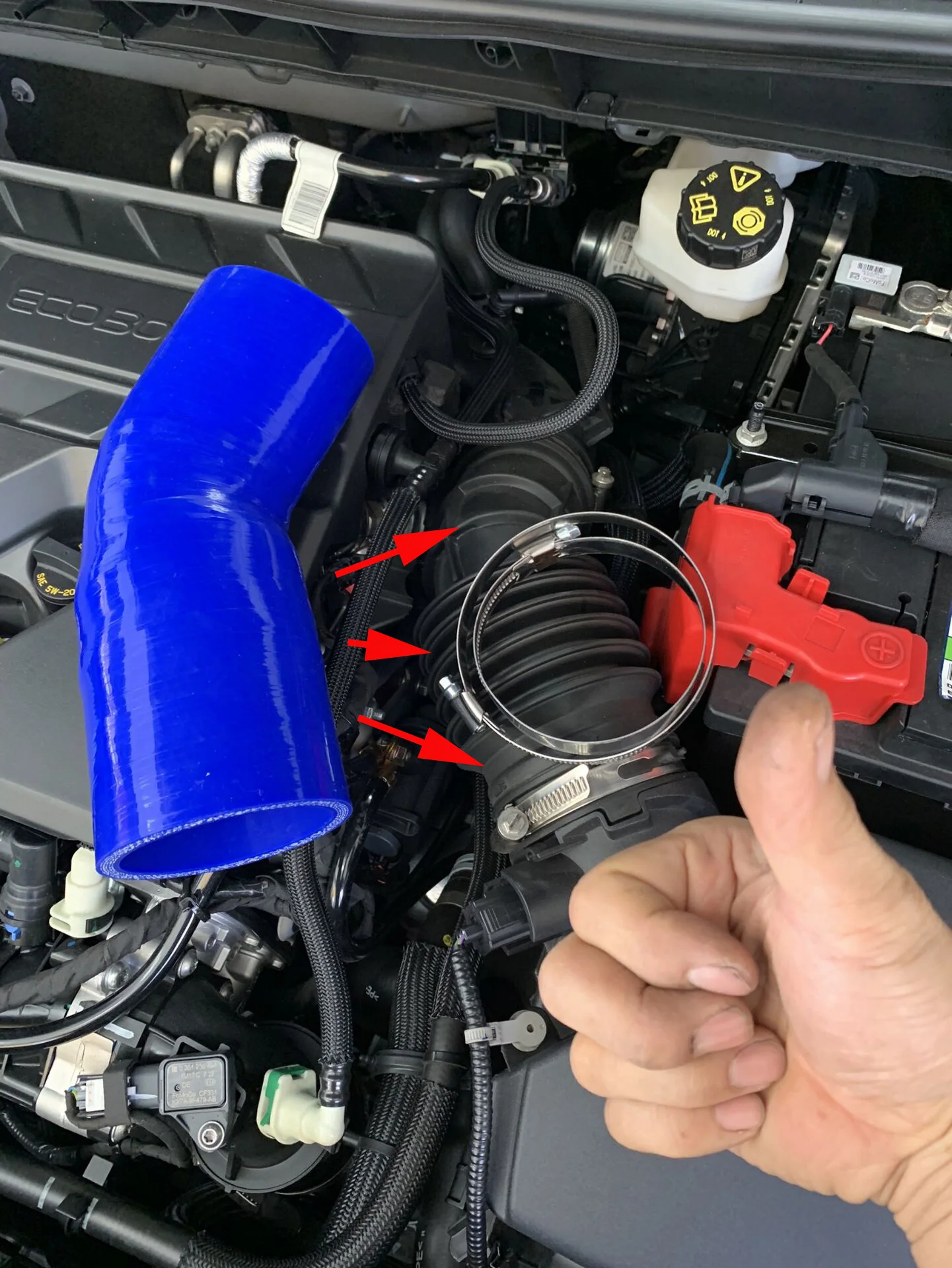 Replace Air Intake Hose Filter Duct Ford Focus Escape Mk4 1.5T 2020