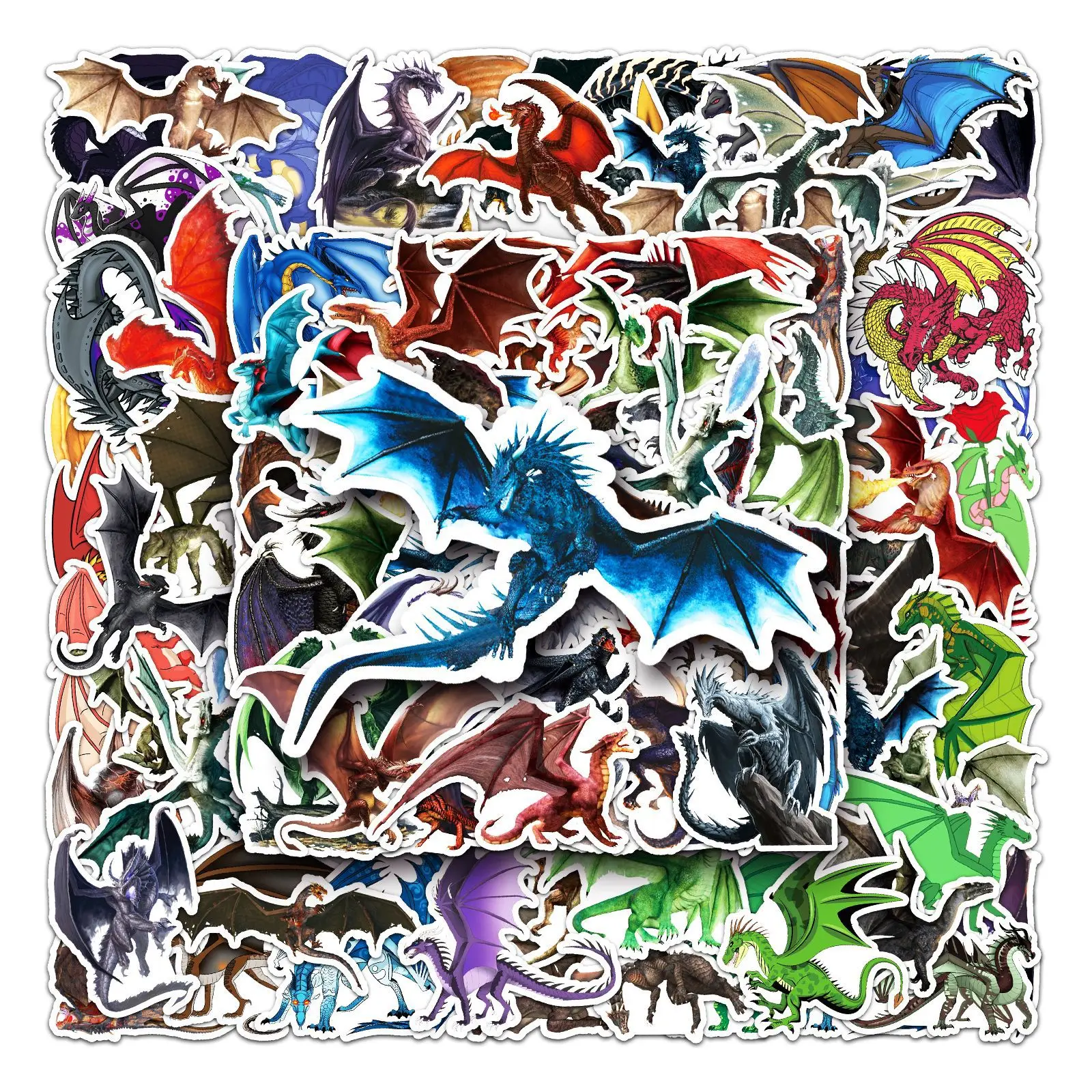 

Stickers Cartoon Dragon Aesthetic Things Sticker Child Stationery Decals Notebook Laptop Motorcycle Bicycle Water Bottle Guitar