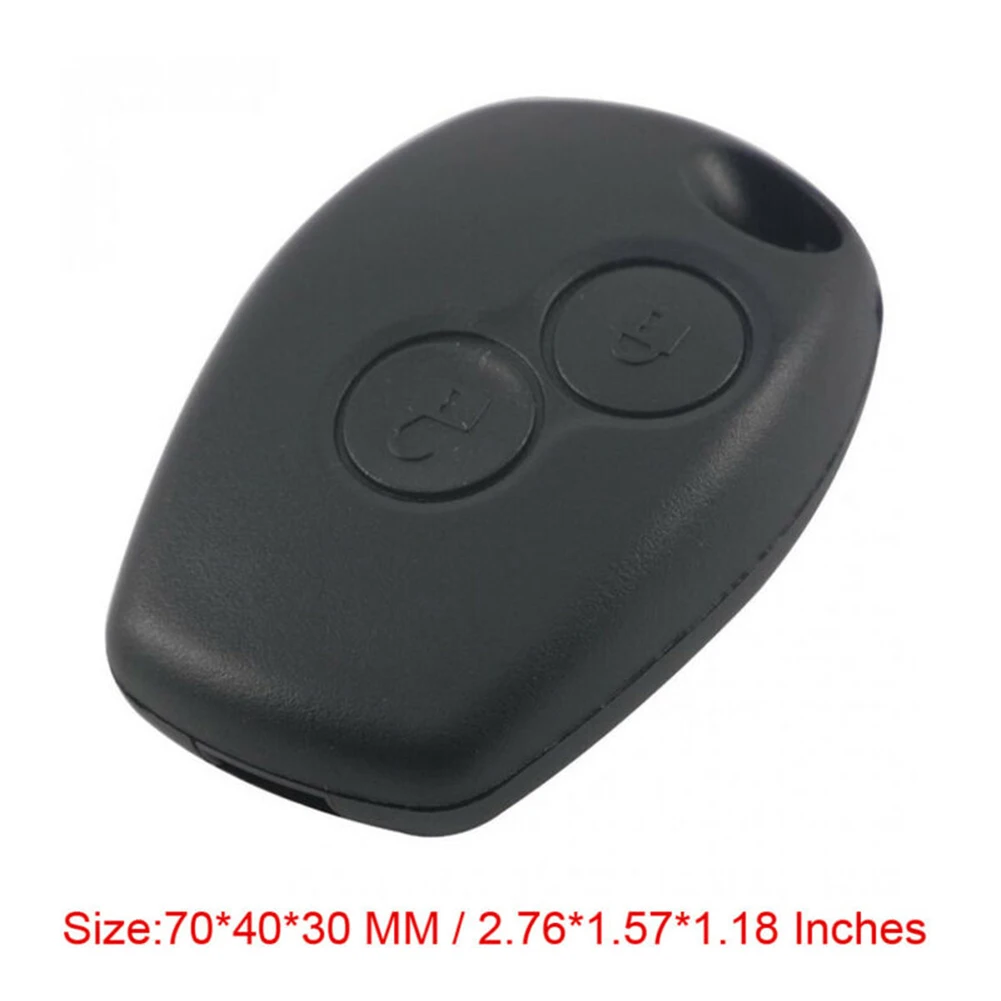 

Durable Car Interior Accessories Car Remote Key Fob Case 2-Buttons Shell Black For Renault Dacia Modus Clio 3 Twingo