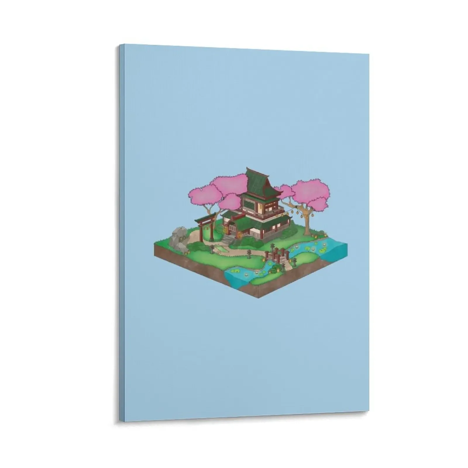 

Peaceful Garden Canvas Painting art mural decorative pictures for the room pictures for wall Decoration pictures room wall