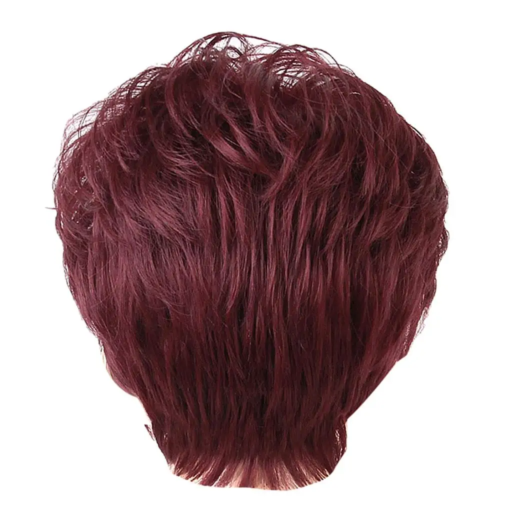 8`` Natural Short Straight Wigs for Women Lady with Hairpieces