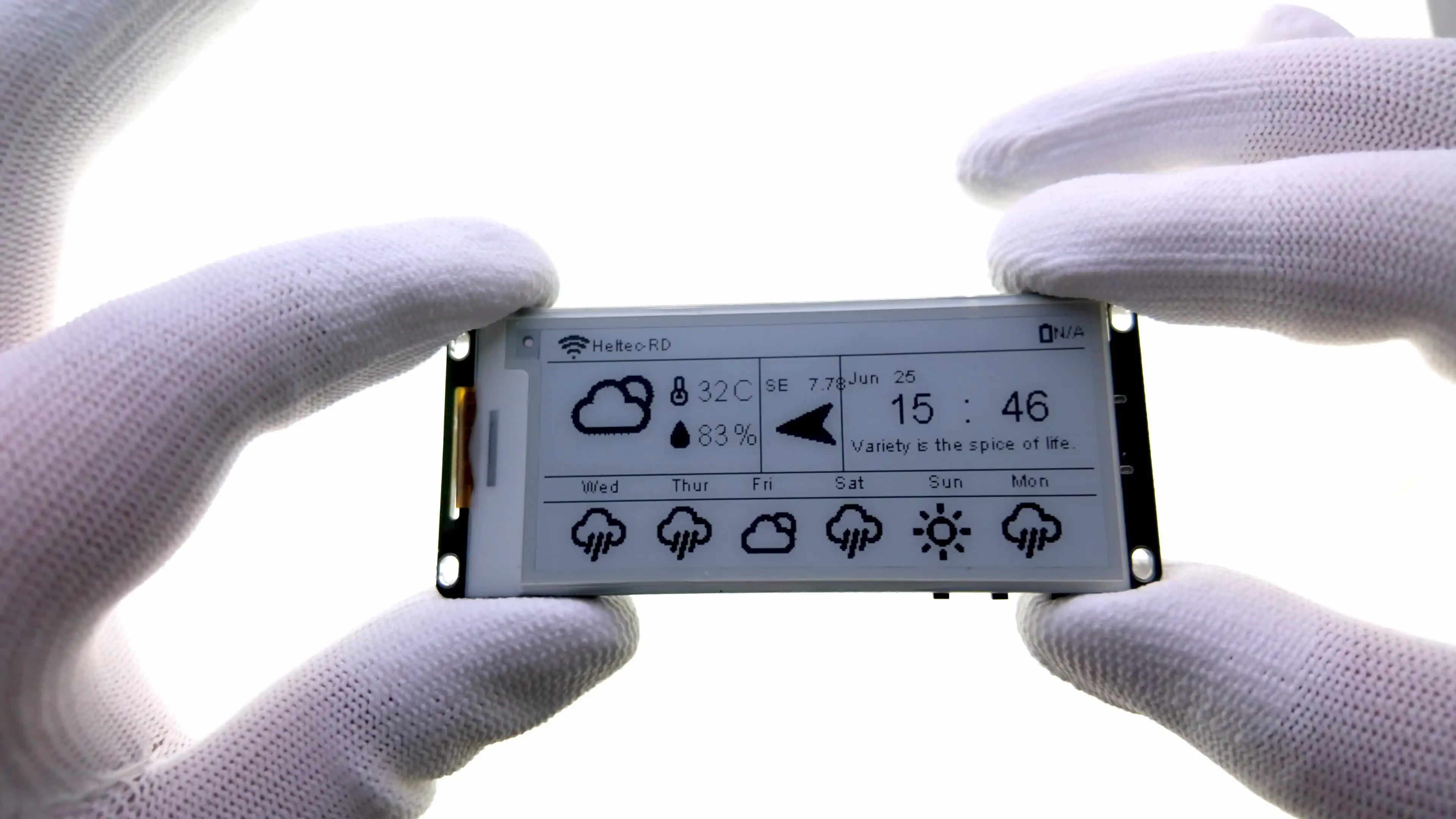 Heltec Meshtastic ESP32 Vision Master E290 Дисплей E-ink LoRa с умной ценной Arduino Монитор электронной