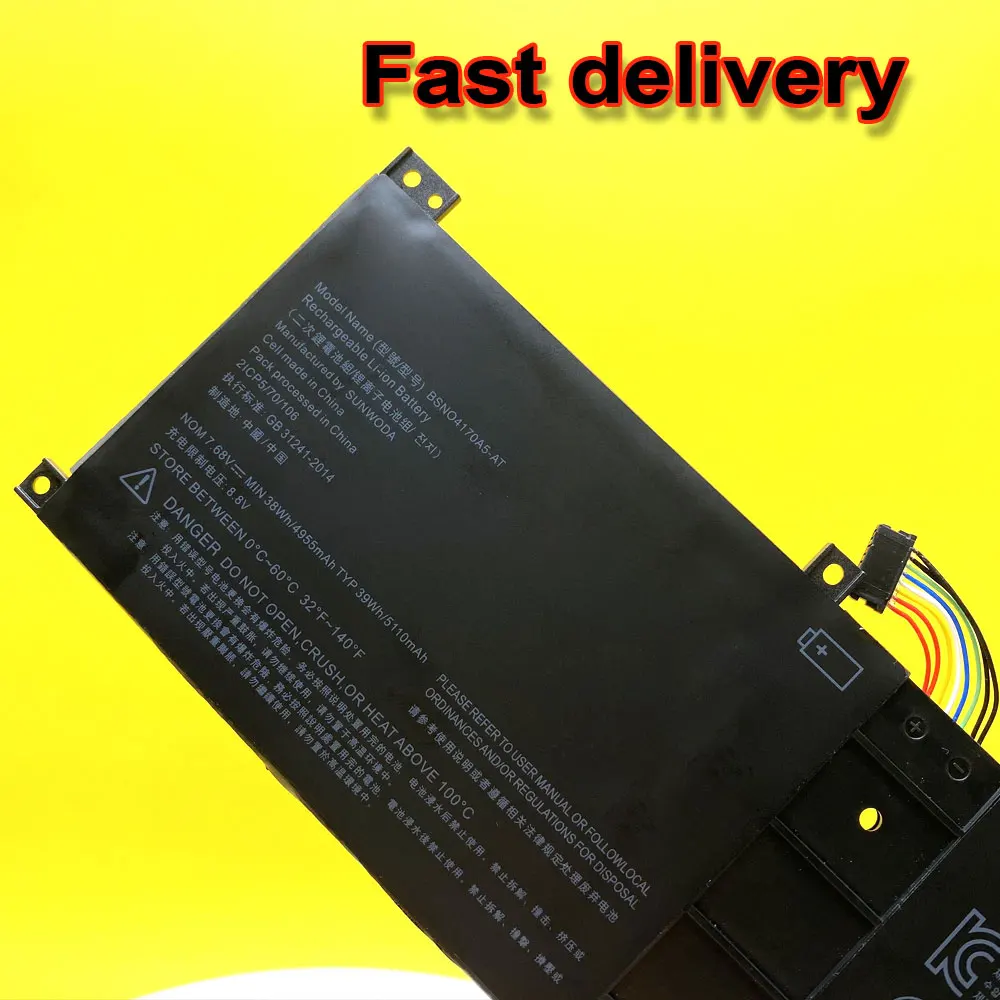 bateria original nova da tabuleta do portátil de para lenovo miix