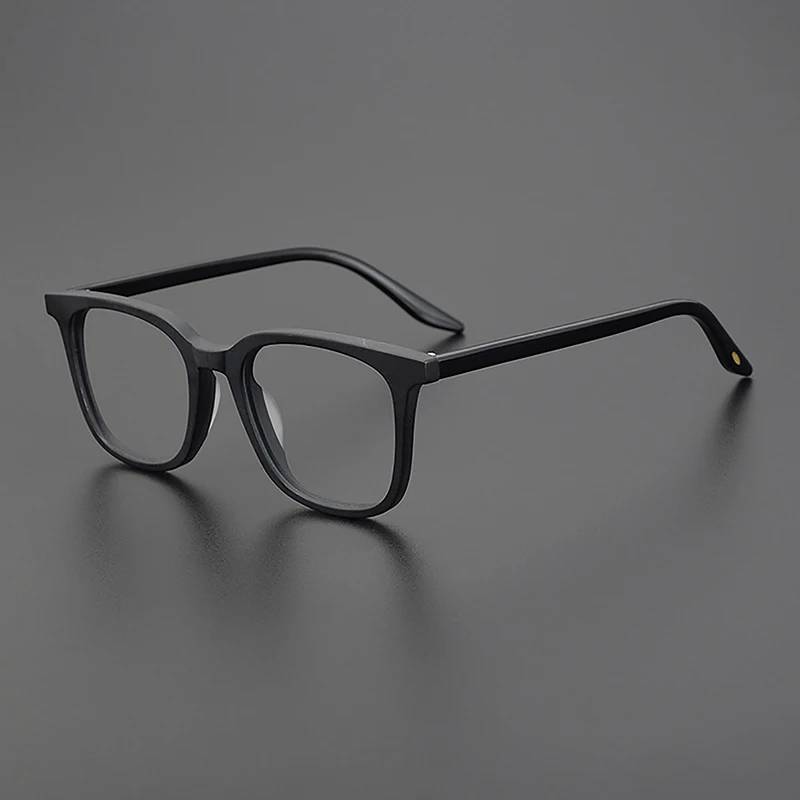 Fashion Vintage Frosted Square Optical Glasses Simple Trendy Unisex Eyeglasses For Women Men Literary Retro Matte Eyewear