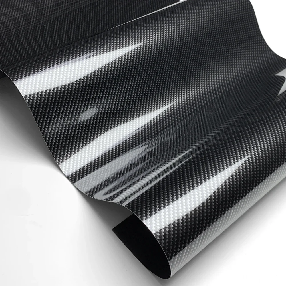 9D Carbon Faser Auto Aufkleber Kratzer Beständig Filme Wasserdichte Blume Carbon Vinyl Film für Laptop Haut DIY Auto Zubehör – Detail 5
