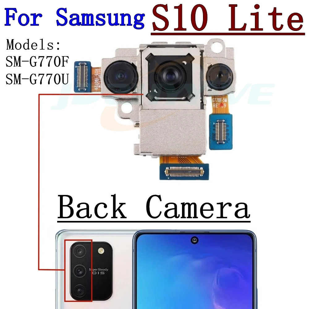 High-Quality Front and Rear Camera with Flex Cable