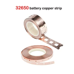 5M 1P 2P 32650 Lifepo4 Battery Connection Purple Copper Strip 0.2mm Thickness Copper Strip Punching Copper Connecting Piece