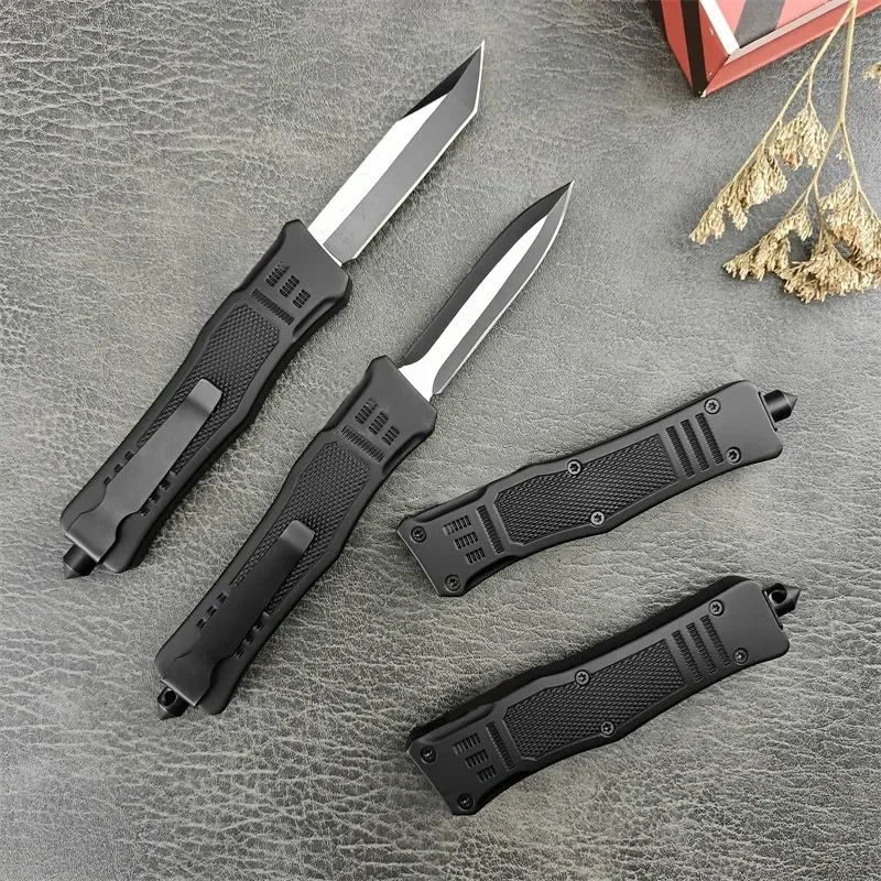 Description Picture 4 of itemHigh Quality Folding Knife 440C Blade Zinc Alloy Handle Pocketknife Outdoor Survival Camping Hiking Fishing Hunting Knives