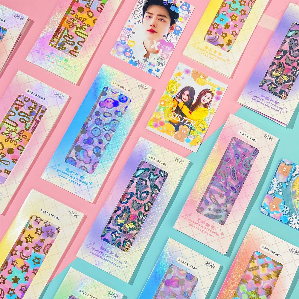 Stickers Aesthetic 1200Pcs Korean Stickers For Photocards Deco Stickers ...