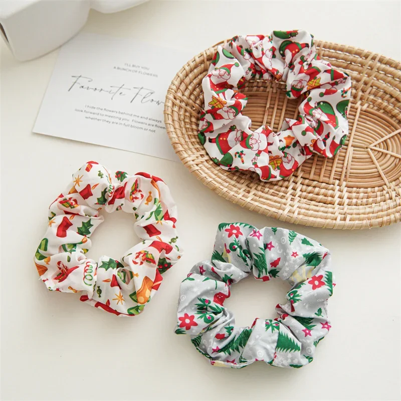 1pcs loose elastic hair ring suitable for Christmas and daily wear