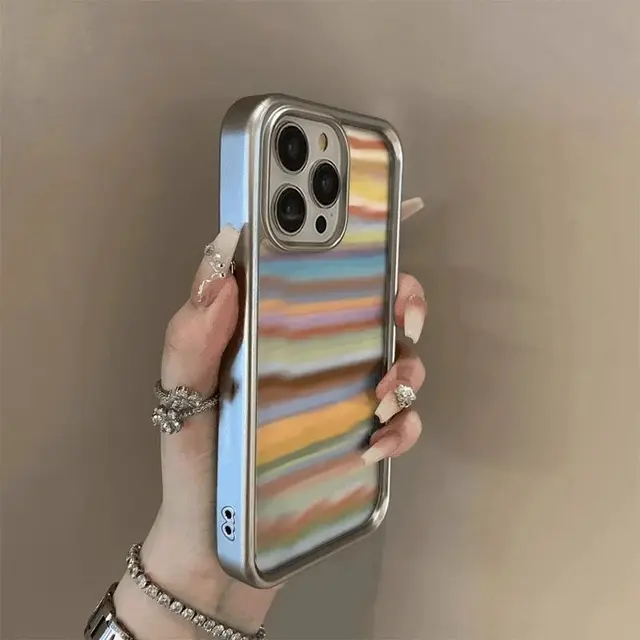dyed in rainbow colors