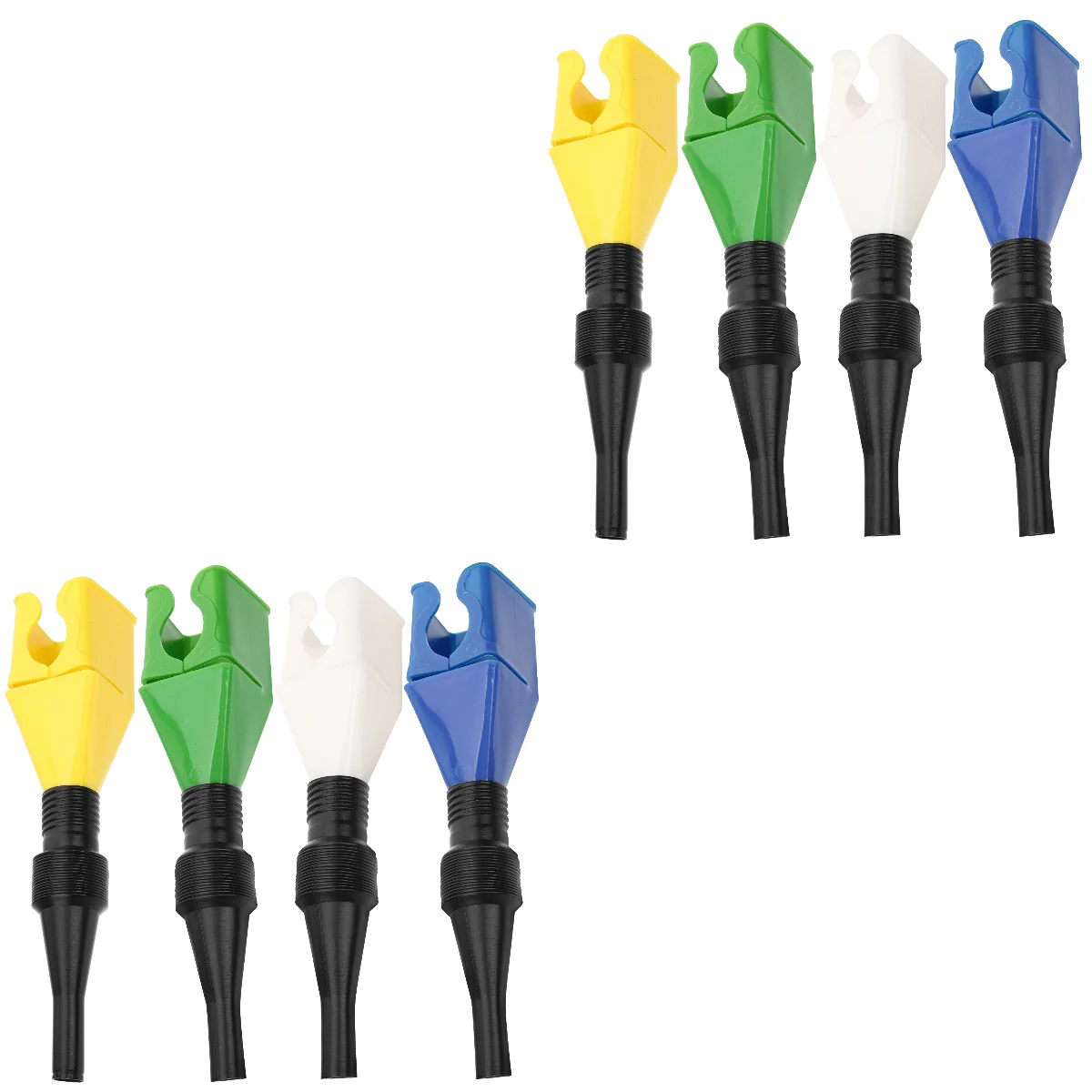 

10 Pcs Portable Gasoline Funnel Coolant Kit Oil Suite Plastic Funnels Supplement
