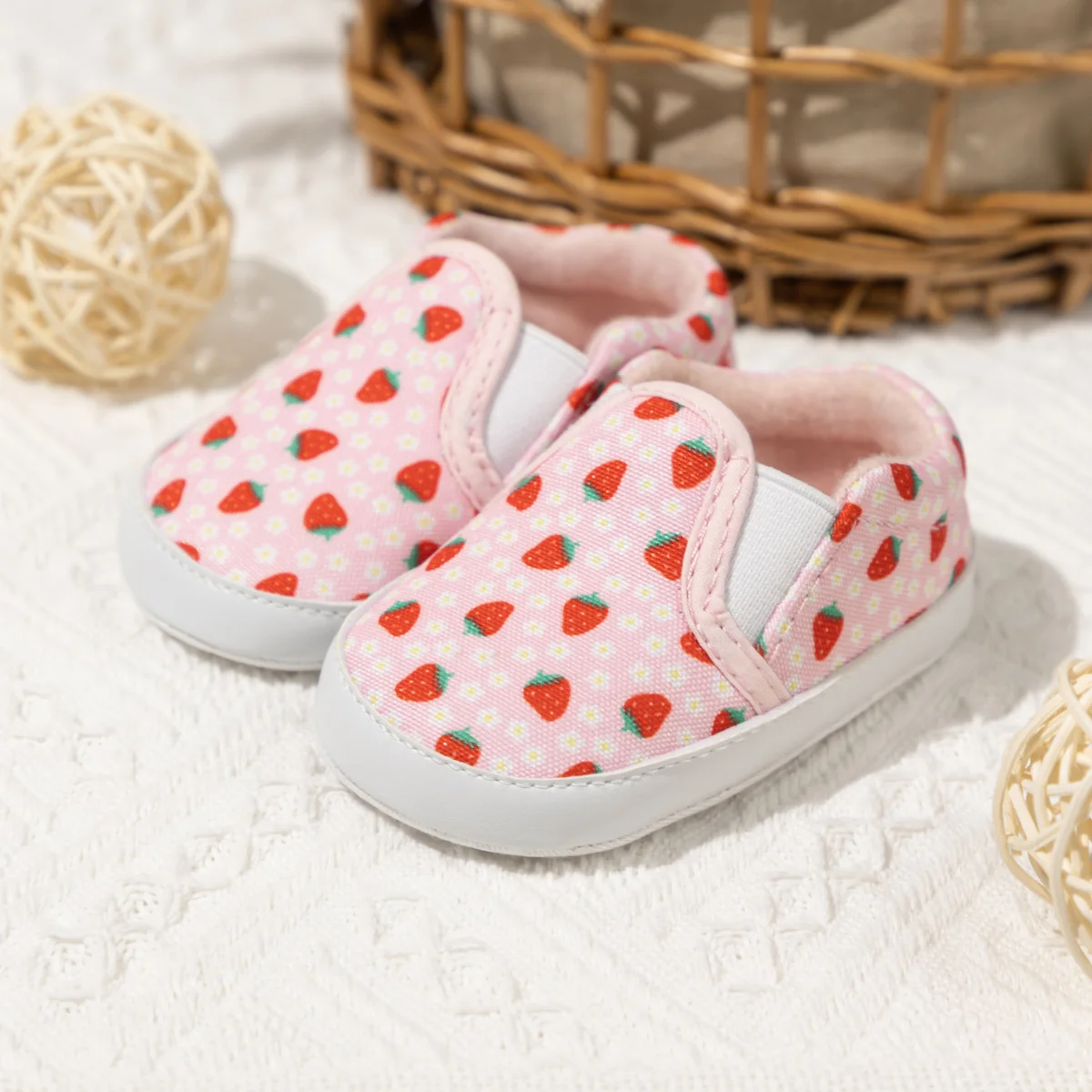 KIDSUN New Baby Boy Girl Sneakers 3-Colors Canvas Shoes Anti-Slip Soft Flat Newborns Shallow Infant Toddler Shoes Unisex