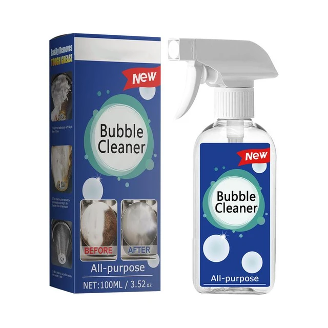 Kitchen All-Purpose Bubble Cleaner Foam Spray Grease Cleaner Multi-Function  Cleaning Agent Bathroom Kitchen Bubble Cleaner - AliExpress