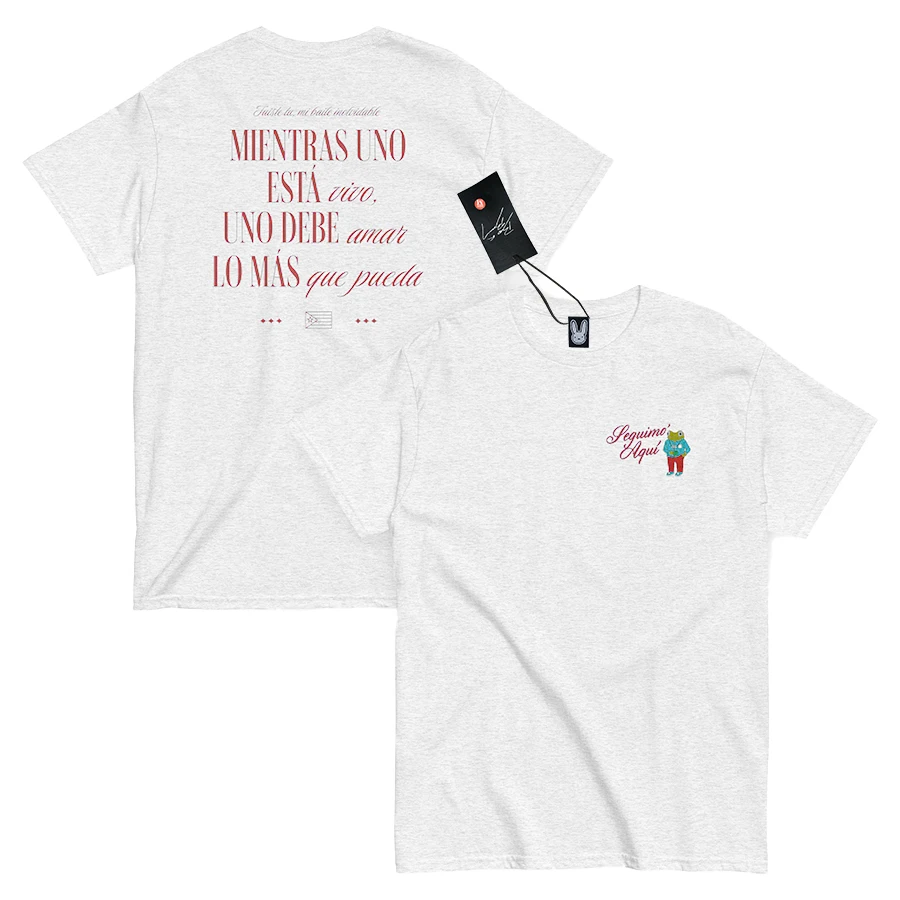 Bad Bunny 'Debi Tirar Mas Fotos' Hip-Hop Graphic Tee - Unisex 100% Cotton Short Sleeve