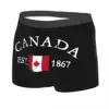 Custom Flag Of Canada Underwear Men Breathbale Patriotism Boxer Briefs Shorts Panties Soft Underpants For Homme 2