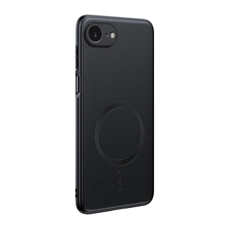 Für iPhone 17e Hülle Magnetische Leder-Schutzhülle für iPhone 17e 16e Anti-Fingerabdruck Rutschfeste PC+TPU-Hülle – Detail 2
