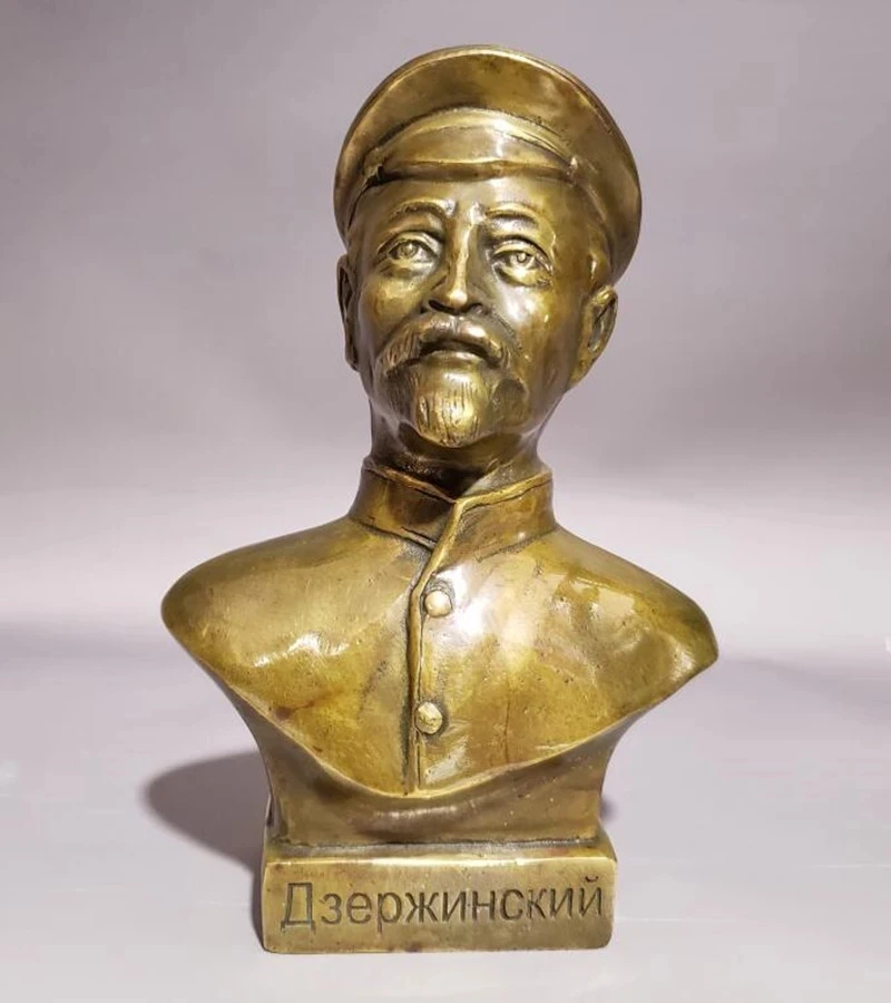 

Имитация древней латуни, исторический бюст Дзержинского