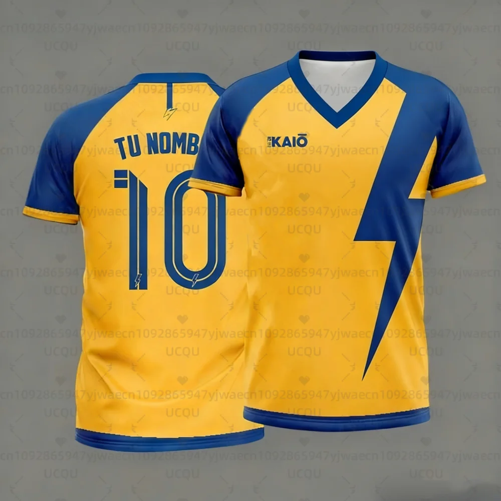 Japan Soccer Anime T-Shirt Inazuma Eleven Herren Damen Kurzarm Sport Casual Atmungsaktives Alltags-T-Shirt Tops – Detail 4