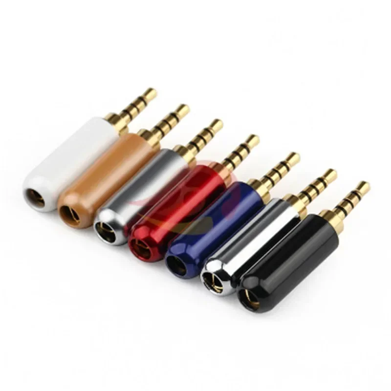 도매 잭 2 5mm 이어폰 플러그 4 극 오디오 2.5mm 커넥터, 가전 DIY 업그레이드 헤드폰 케이블, 금속 합금