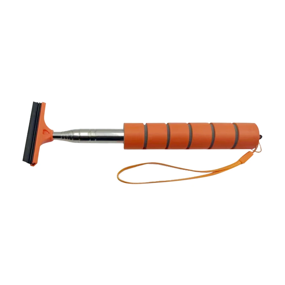 Car Window Cleaning Brush Wiper Scraper Multifunctional Rearview Mirror Telescopic Wash Front Windshield Rainproof