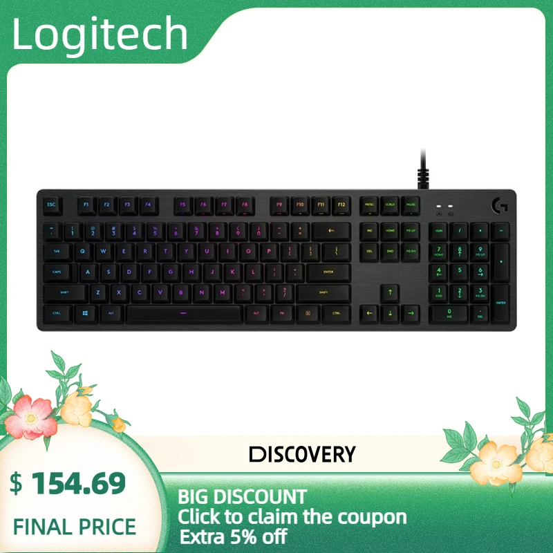 Minder dan rollen Miniatuur Logitech G512 / G513 Rgb Full Size Mechanische Gaming Toetsenbord Rgb  Mechanische Toetsenbord|Toetsenborden| - AliExpress