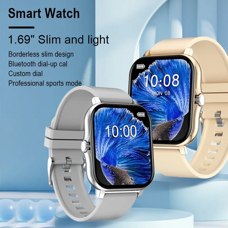 

Смарт-часы SH013 с поддержкой Bluetooth и сенсорным экраном 1,69