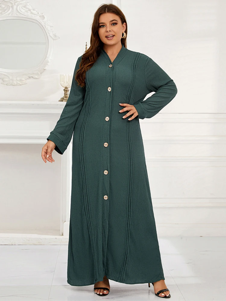 Long Sleeve Abaya Muslim Woman Dubai Islamic Clothing Wedding Party Evening Gown Caftan Marocain Femme African Dashiki Boubou