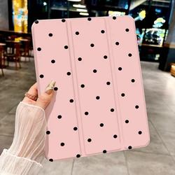 Stylish Pink Polka Dot Tablet Case - iPad Pro11 2020
